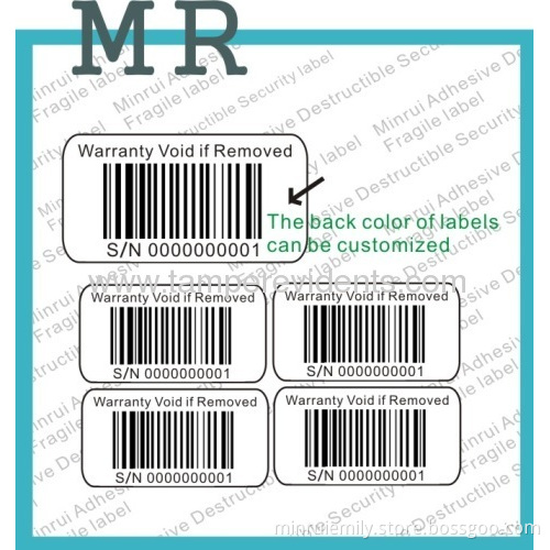 High Quality Security Barcode Label